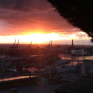 #Genova #Sunset
